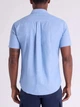 Рубашка хлопковая летняя мужская U.S. Polo Assn 11H0267-WK00A(Light Blue) M Голубая (786662457549) - изображение 2