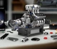 Конструктор двигун і коробка Supercar McL V8 737 деталей Mould King Mking Engine 10206 - зображення 4