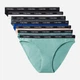 Набор трусиков бикини женских хлопковых Calvin Klein QD5320-SR1(Turquoise Multi) XS 7 шт Turquoise Multi (014056432890) - изображение 1