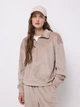 Толстовка на молнии без капюшона женская Colin's CL1076586MIN S Mink (8684112953120) - изображение 1