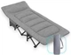 Раскладушка с чехлом EasyFit CozyCamp EF-2850-GY раскладная кровать для кемпинга, дачи и дома - изображение 1