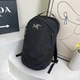 Рюкзак Arc'teryx объемом 26 литров черный с белым логотипом Водонепроницаемый - изображение 2