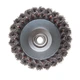 Щітка чашкова 125 мм, для КШМ, М14 (пучки крученого дроту) INTERTOOL BT-2125 - изображение 2