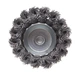 Щітка чашкова 75 мм для дриля, 1/4" (пучки крученого дроту) INTERTOOL BT-3075 - изображение 2