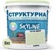 Краска цветная структурная SkyLine 1015-G60Y 8 кг Тайлик (4821044021693) - изображение 2