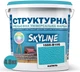Краска цветная структурная SkyLine 1555-B10G 4.8 кг Капель (4821044021488) - изображение 2