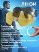 Спортивные очки велоочки для велосипеда фотохромные UV400 панорамные антибликовые с 3 фотохромными линзами прозрачной желтой затемненной для спорта бега велоспорта туризма защита от солнца ветра пыли легкие поликарбонатные с ремешком жестким кейсом черные - изображение 5