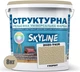 Краска цветная структурная SkyLine 2020-Y20R 8 кг Глоринт (4821044022652) - изображение 2