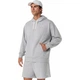 Худі FRENCH TERRY RELAXED PULLOVER HOODIE Asics 2031F449-020 S Сірий (4571633452994) - зображення 2
