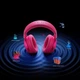 Геймерська бездротова (Bluetooth + 2,4G) гарнітура MCHOSE X9, 7.1 RGB, PC/PS4/PS5/Switch/Xbox Rose Red/Рожеві (X9B) - изображение 2