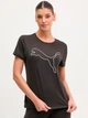 Спортивная футболка для фитнеса женская Puma W Tad Essential Logo Tee 52589201 M Black (4067984113917) - изображение 4