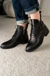Черевики демісезонні DJUS SHOES 38 (25,4 см.) 12.04.27 Чорні - зображення 1