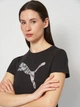 Футболка хлопковая женская Puma Tee 69191601 M Black (4069162375551) - изображение 4