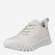 Sneakersy damskie skórzane do kostki ECCO Gruuv W 21820360720 41 Beżowe (194891194914) - obraz 2