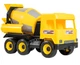 Авто "Middle truck" бетонозмішувач (жовтий) в коробці - зображення 2