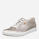 Sneakersy damskie skórzane do kostki ECCO Soft 7 W Pure Gold Foil 43000361160 38 Złote (194891780575) - obraz 2
