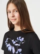 Детская футболка для девочки Puma Tad Essentials Logo 52847701 134-140 см Puma Black (4069162339935) - изображение 4