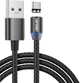 Кабель магнітний Denmen D09T Type-C-USB Чорний (DN-D09T-BK) - зображення 1