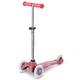 Самокат детский трехколесный Micro Mini Deluxe Fairy Glitter LED Розовый - изображение 1