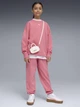 Подростковый спортивный костюм (свитшот + штаны) для девочки Puma 69339525 146-152 см Wild Pink (4069161973079) - изображение 9
