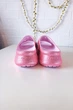 Шльпанці на платформі Crocs Bae Glitter Slide pink milk w6 36-37 арт.211756-6ZW - зображення 3
