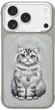 Etui Nimmy Lucky Fashion Cat MagSafe do iPhone 17 Pro Max Grey (6971080311468) - obraz 1