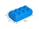 Набір конструктору БАМСІК Mega Brick 30шт №3 арт.115/26 (4 кнопки 10шт, 8 кнопок 20шт) - изображение 2