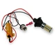 Денний ходовий вогонь (ДХВ) з функцією поворотів Цоколь P21W BAU15S 168SMD 3014 Білий Жовтий (91183) - зображення 3