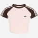 Футболка хлопковая короткая женская Adidas Originals Sst Baby T-Shirt KD3796 XS Sandy Pink (4068821909182) - изображение 6