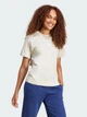 Футболка хлопковая женская Adidas Essentials Small Logo Cotton Sportswear JI6079 S Beige/White (4067902850337) - изображение 3