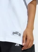 Футболка хлопковая оверсайз длинная женская Adidas Mini Embroidery Oversized Graphic T-Shirt KA5086 L White (4068814093188) - изображение 5