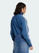 Джинсовая куртка женская Adidas Originals Firebird Track Top Denim KD2913 L Medium Vintage Denim (4068822006323) - изображение 2