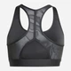 Спортивный топ для фитнеса женский Adidas Powerreact Graphic Bra KE9859 S Carbon (4068822106900) - изображение 6