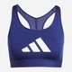 Спортивный топ для фитнеса женский Adidas Powerreact Graphic Bra JN1332 L Dark Blue (4068801887745) - изображение 6