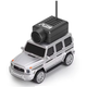 Міні FPV Машинка Mercedes (Гелендваген) 1:64 з Камерою на Даху 720P, Wi-Fi Управлінням Через Додаток, Записом Відео і LED-Підсвічуванням на Акумуляторі, Сірий — Подарунок для Дітей і Дорослих - зображення 1