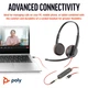 Гарнітура Poly BlackWire C3225 USB-C HS Stereo +3.5mm Plug +USB-C/A Adapter (Bulk) - изображение 4