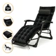 Кресло-кровать трансформер до 150 кг с бархатным матрасом LEOBRO Black (LB-FCB-G4-BLK) - изображение 1