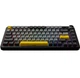 Клавіатура бездротова Ajazz AK820 MAX Plus, Black/Gray/Yellow, Bluetooth / USB 2.4GHz / Type-C, механічна (перемикачі Daydream), 81 кнопка, RGB підсвічування, 0.85' TFT екран, колесо прокурутки, радіус дії до 10 м, кабель 1.6 м - зображення 5