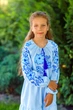Вишита сукня для дівчинки Trend Мілана 152 Блакитний (SOLSUD2234) - изображение 3