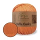 FibraNatura Raffia Chunky, Оранжевый №114-25 - пряжа для сумок, целлюлоза, 100г 120м, рафия - изображение 1