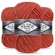Упаковка Alize Super Lana Maxi, Цегляний №456, 3шт - товста напіввовняна пряжа для шапок, шарфів і снудів - Алізе Супер Лана Максі 100г/100м - зображення 1