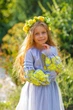 Вишита сукня для дівчинки Trend Весняночка 104 Сірий (SOLSUD2201) - зображення 2