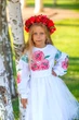 Вишита сукня для дівчинки Trend Макова 158 Білий (SOLSUD2206) - изображение 7