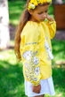 Вишиванка для дівчинки Trend Білі квіти Solovey Жовтий (SOLD2240) - изображение 4
