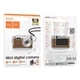 Фотоапарат HOCO DV210 Mini Digital Camera — ультракомпактна цифрова міні-камера з відео Full HD та фото 2 Мп, коричневий - зображення 4