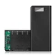 Корпус для повербанка 8×18650 с контроллером, LCD и фонариком (до ~25000 mAh) Черный - изображение 2