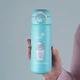 Термос з кнопкою Kite K25-1221-1, Hug in mug, 430 мл, бірюзовий - изображение 5