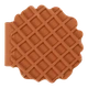 Блокнот ZiBi Chocolate Waffle 90x90 мм 80 аркушів нелінований ароматизований Soft Touch обкладинка ZB.12470-40 - изображение 2