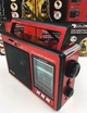 Радиоприемник Golon RX-006UAR радио MP3 USB MicroSD работа от сети батареек Красный - изображение 3