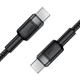 Дата кабель Acefast C22-03 Type-C to Type-C 60W (1.2m) Black - изображение 4